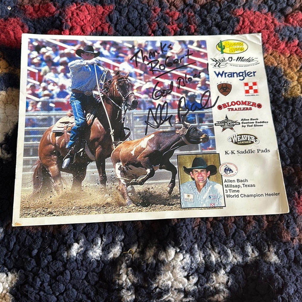 Allen Bach signed Picture